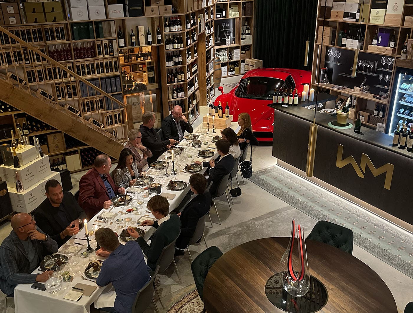 Wine tasting at Wine Mage