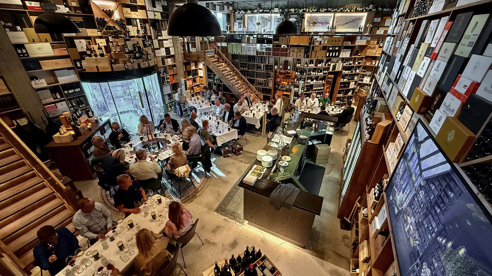 Riedel glass tasting event at Wine Mage